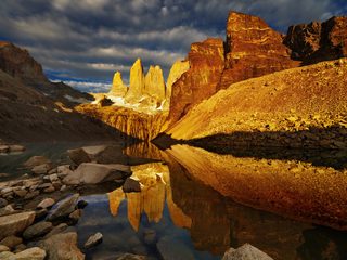 20210212161531-Torres del Paine National Park towers reflection with sunset.jpg